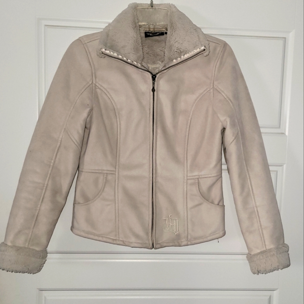 Harley Davidson Faux Fur Jacket